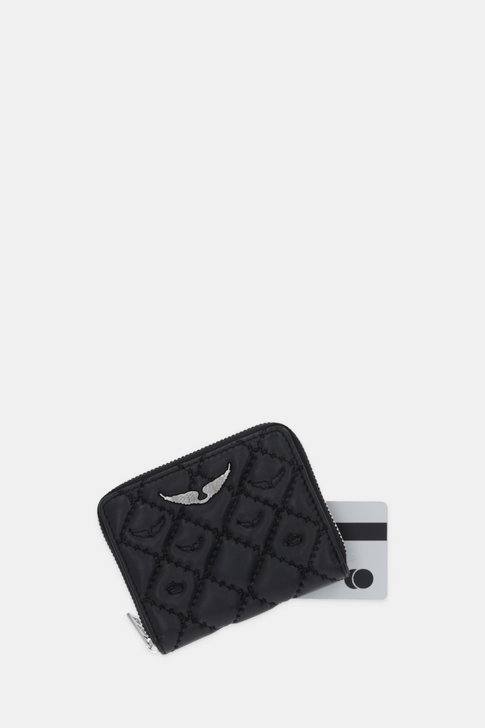 Αξεσουάρ Δερμάτινο πορτοφόλι ZADIG&VOLTAIRE LWSG03698 μαύρο