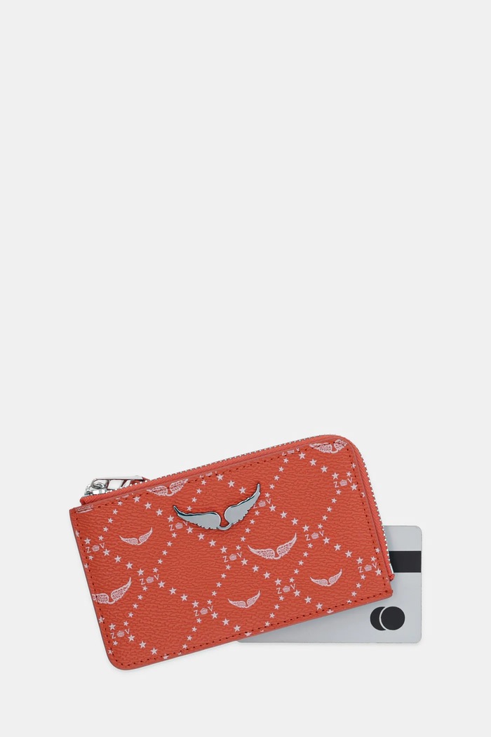 Doplnky Peňaženka ZADIG&VOLTAIRE LWSG03642 oranžová