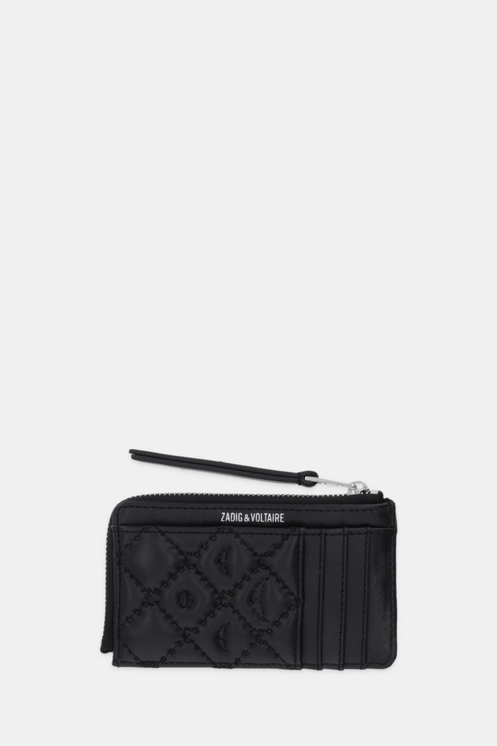 Kožni etui za kartice ZADIG&VOLTAIRE LWSG03680 crna AW25