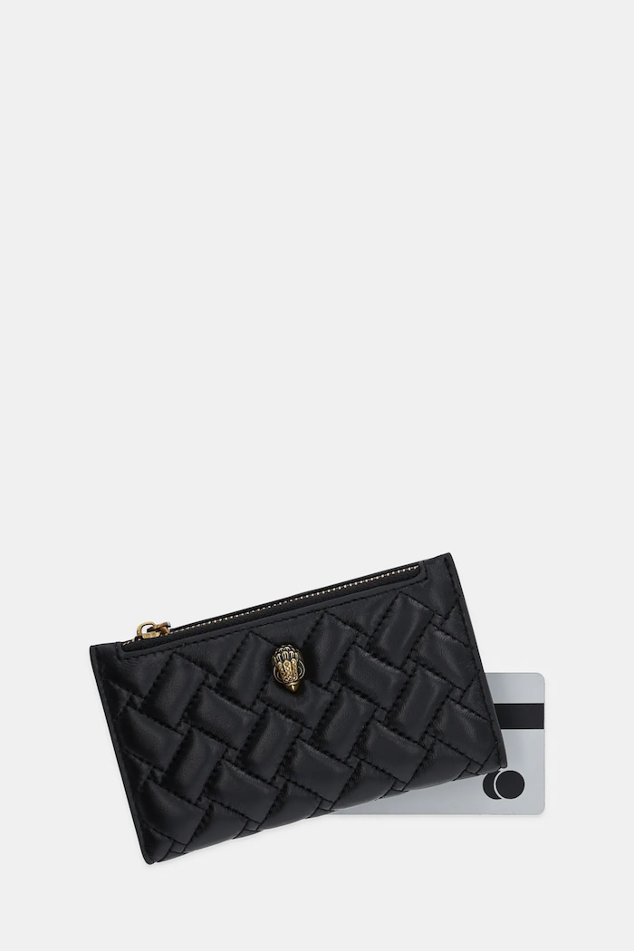 Akcesoria Kurt Geiger London portfel skórzany KENSINGTON 4703900109 czarny