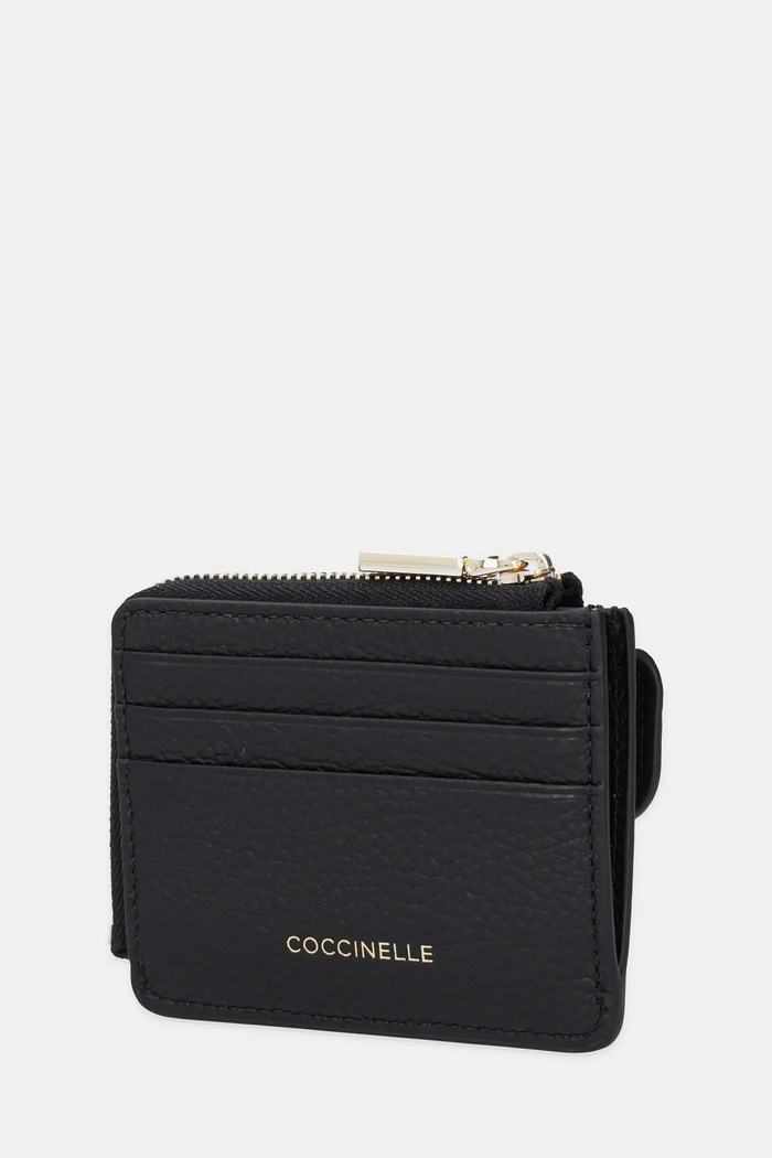 Kožená peňaženka Coccinelle COCCINELLE C-ME E2.SSL.17.B6.21 čierna SS26