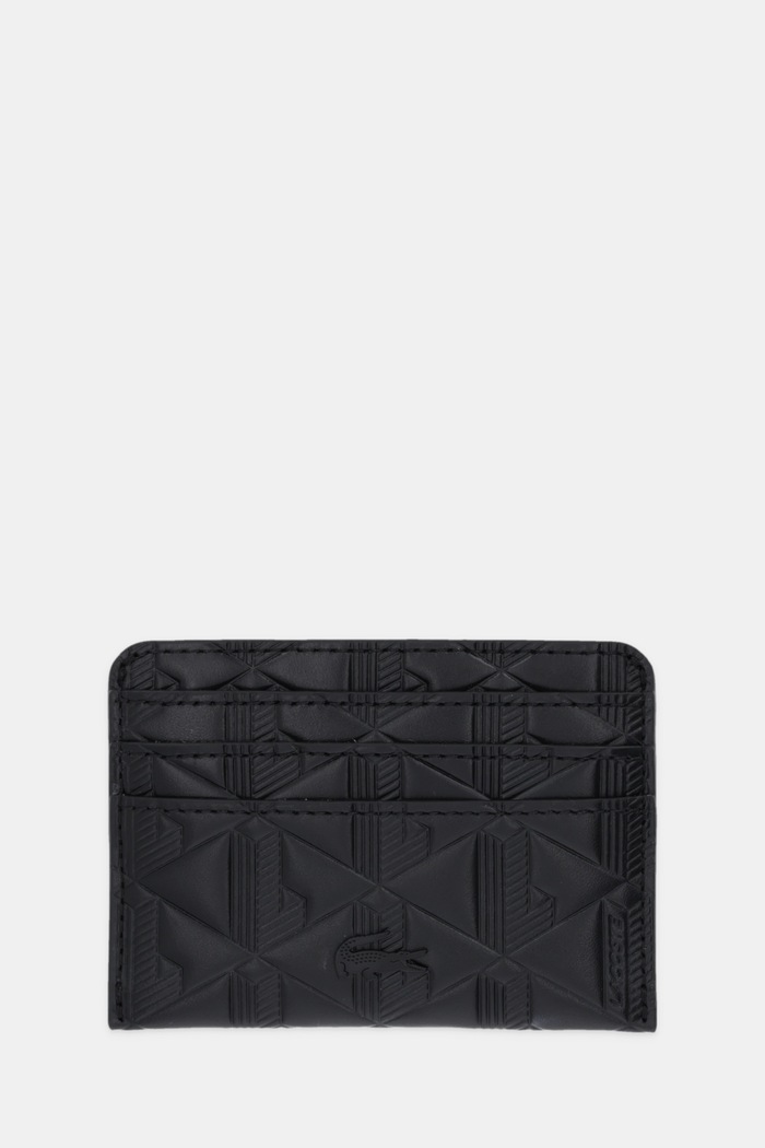 Lacoste portacarte in pelle custodia per carte nero NF4828MH