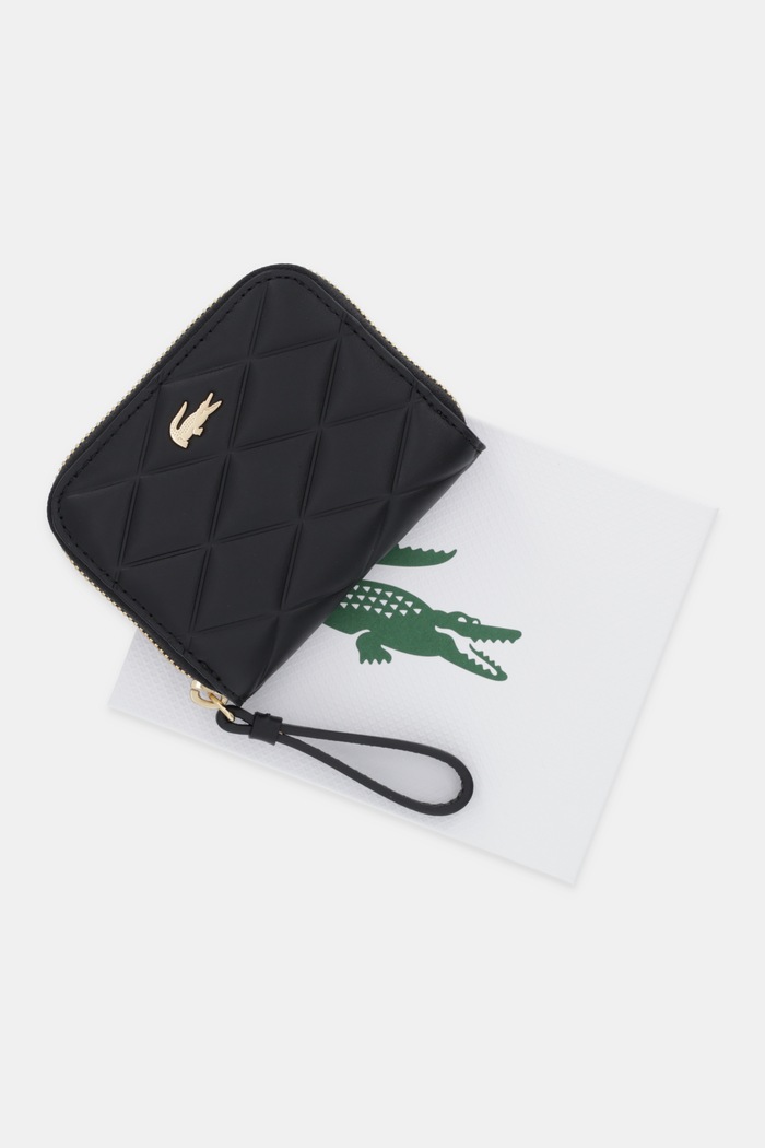 Lacoste πορτοφόλι γυναικείο δερμάτινο NF5120EE μαύρο
