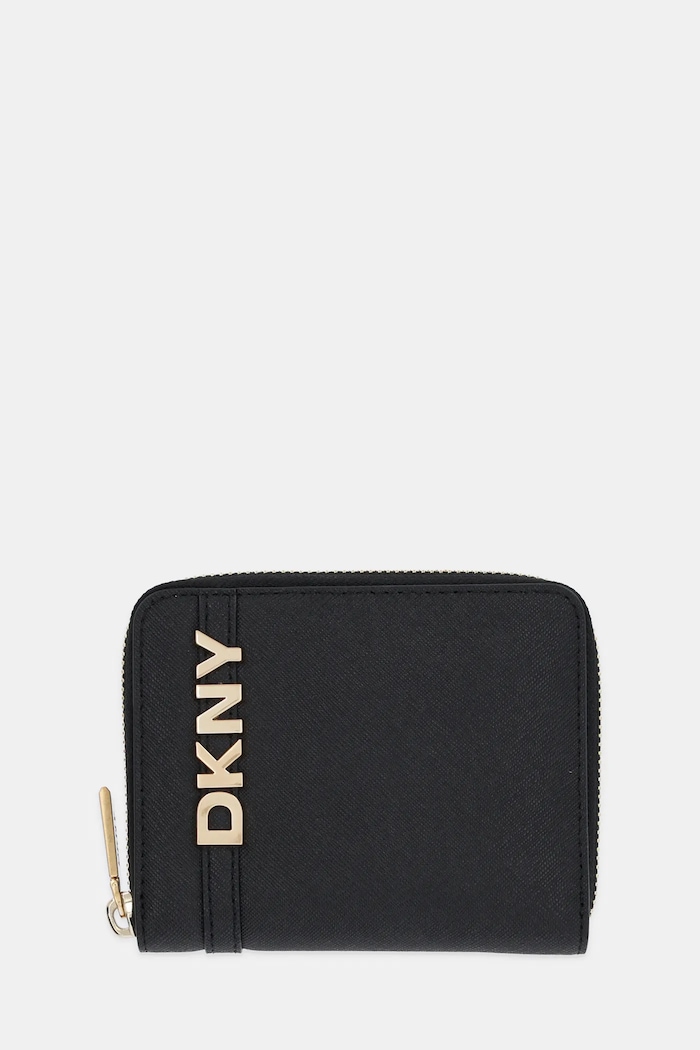 Kožená peněženka Dkny přírodní kůže černá R521KM25