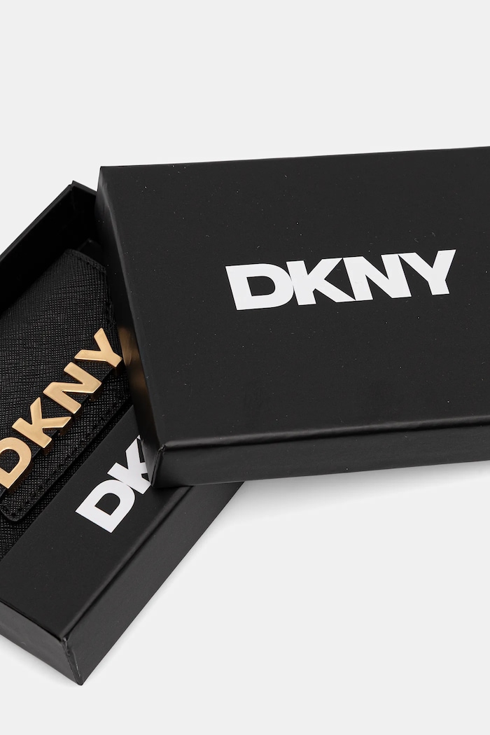 Kožená peněženka Dkny R52ZKM22 černá
