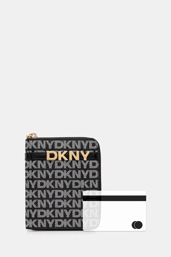 DKNY portfel damski R5215M25 czarny