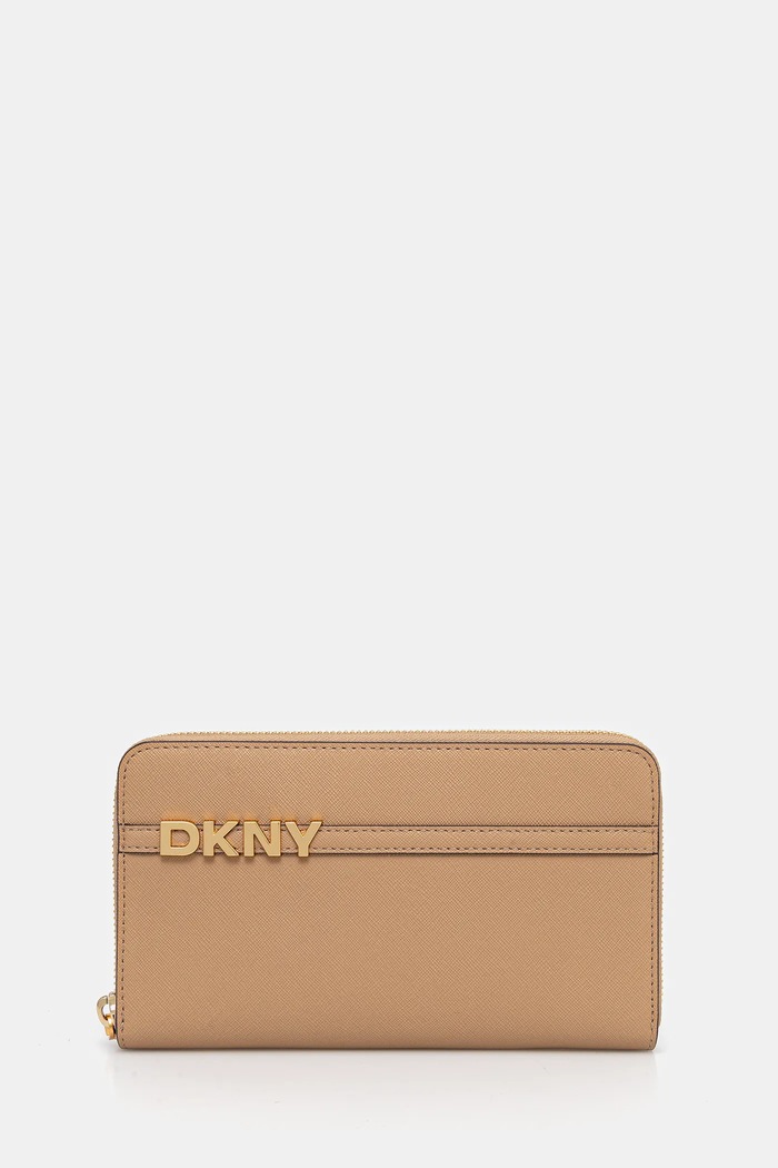 DKNY peňaženka dámska kožená usňová koža zelená R521KM28