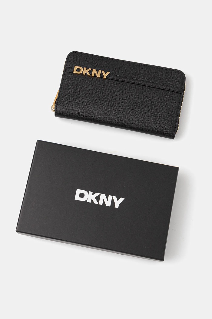 DKNY peňaženka dámska kožená čierna R521KM28