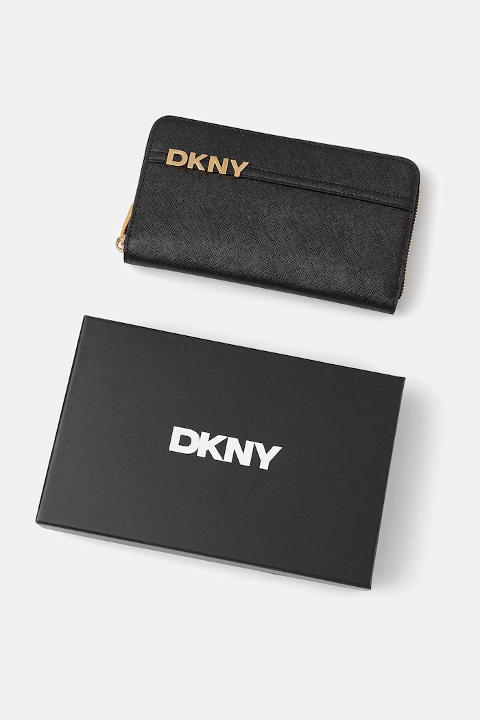 DKNY peňaženka dámska kožená čierna R521KM28