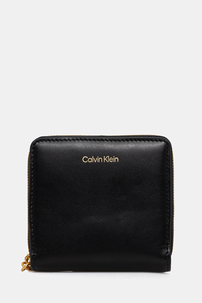 Calvin Klein portofel piele negru LV04F1044G