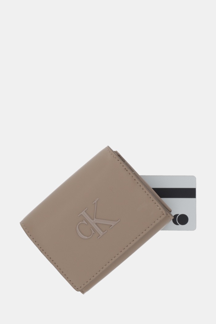 Peněženka Calvin Klein béžová LV04F1047G