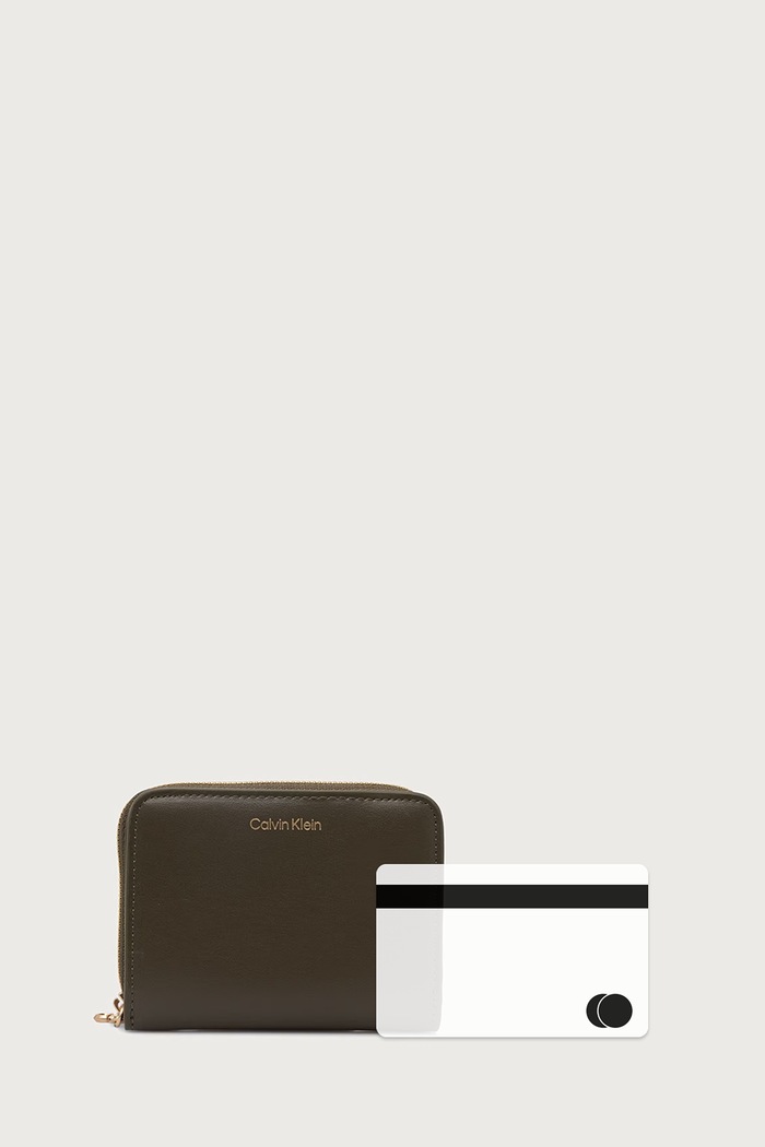Calvin Klein Portfel damski skórzany LV04F1075G