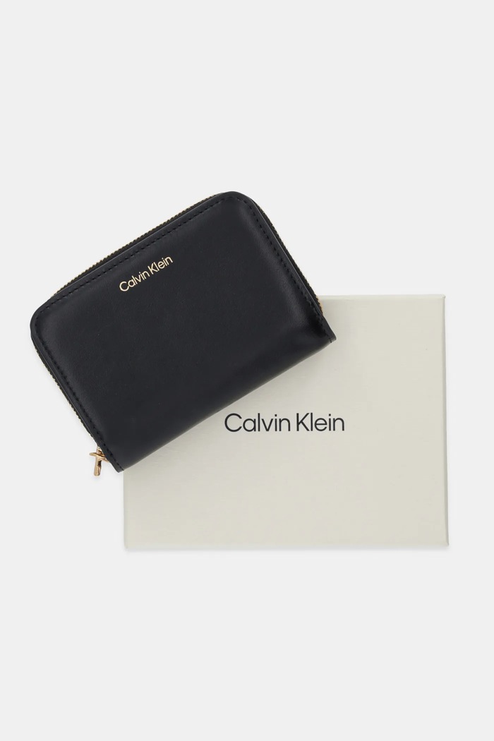 Calvin Klein πορτοφόλι γυναικείο δερμάτινο LV04F1075G μαύρο