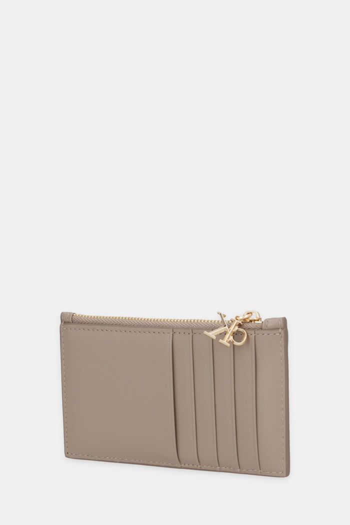 Кожен портфейл Calvin Klein LV04F1076G бежов AW25