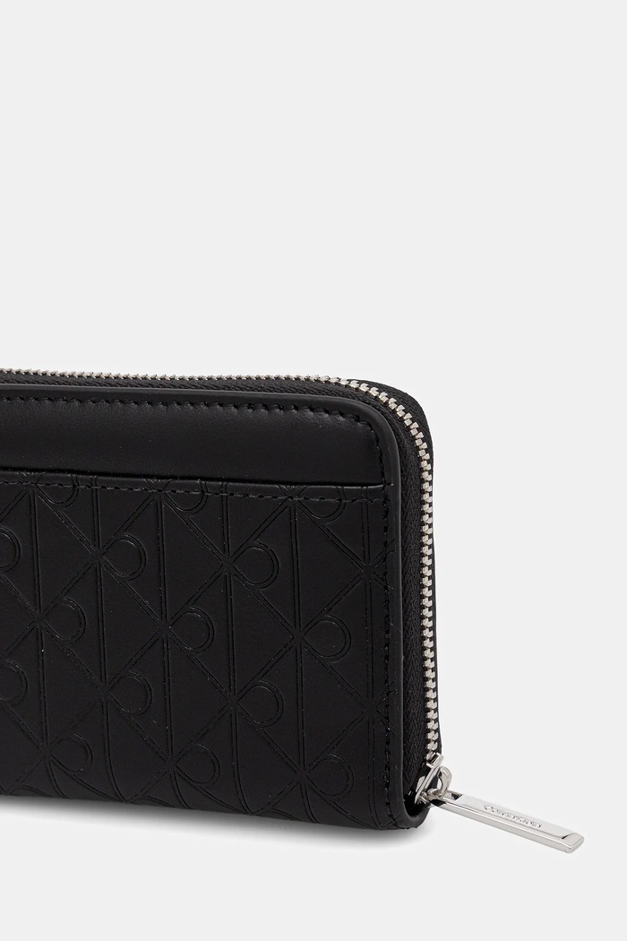 Kožená peňaženka Calvin Klein LV04F1081G čierna AW25