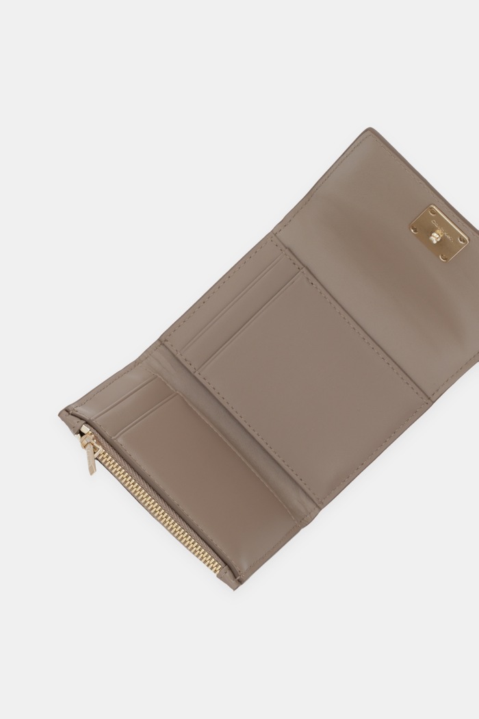 Αξεσουάρ Δερμάτινο πορτοφόλι Calvin Klein LV04F1082G μπεζ