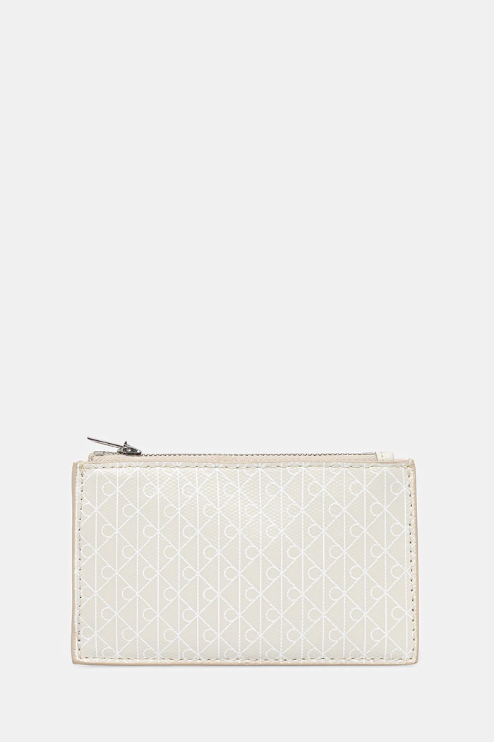 Calvin Klein portafoglio da donna in similpelle stampa all-over bianco LV04F1084G