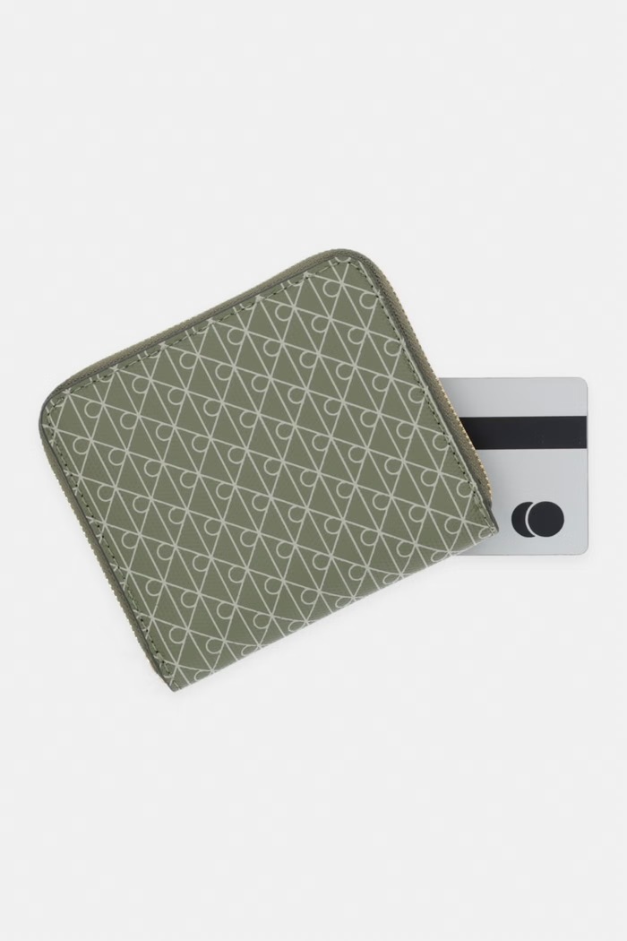 Calvin Klein portafoglio da donna verde LV04F1089G