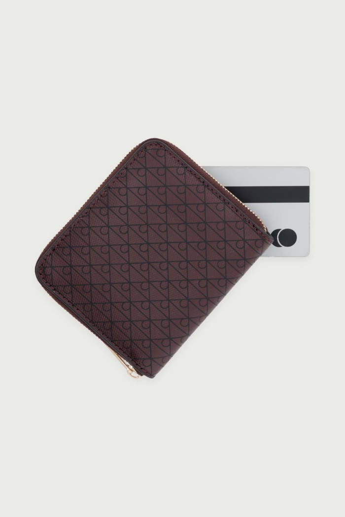 Calvin Klein novčanik za žene bordo LV04F1089G