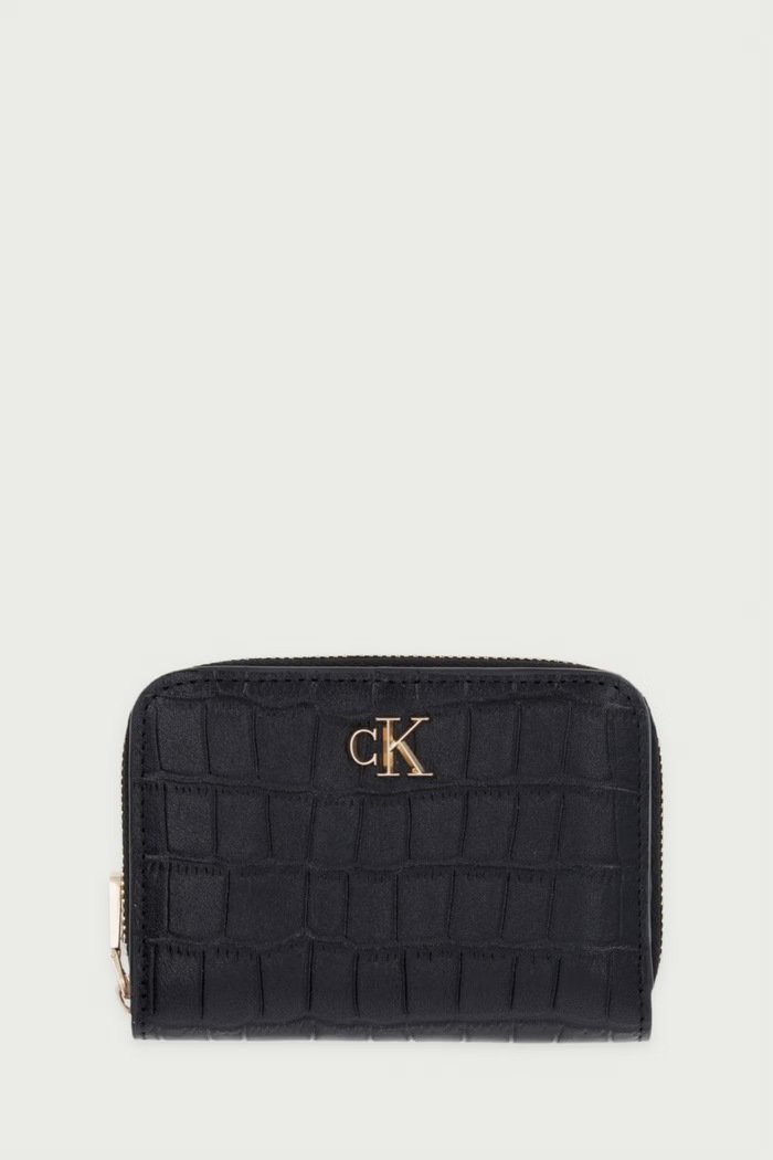 Calvin Klein peňaženka dámska kožená čierna LV04F1095G