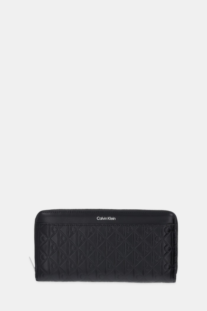 Δερμάτινο πορτοφόλι Calvin Klein λείο δέρμα μαύρο LV04F1097G