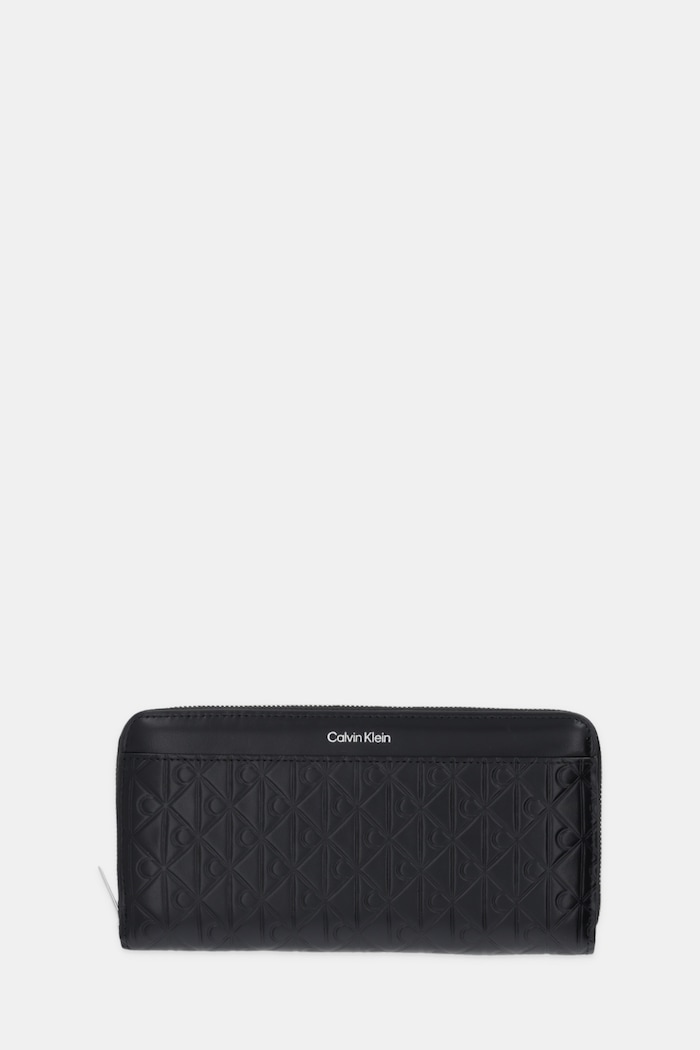 Δερμάτινο πορτοφόλι Calvin Klein λείο δέρμα μαύρο LV04F1097G