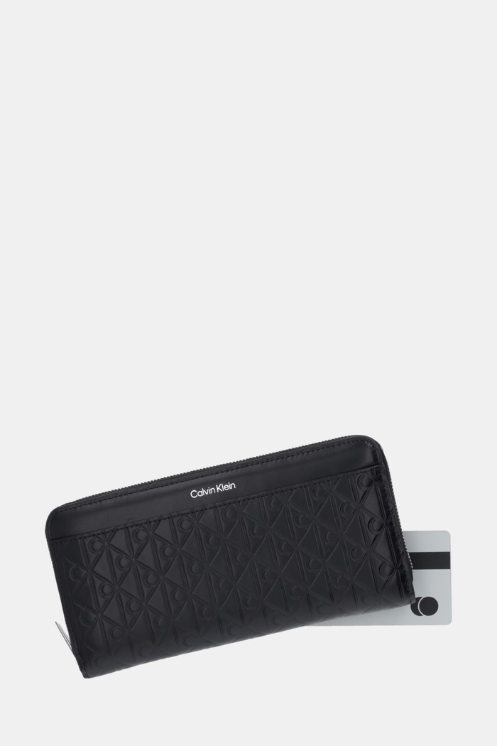 Δερμάτινο πορτοφόλι Calvin Klein μαύρο LV04F1097G