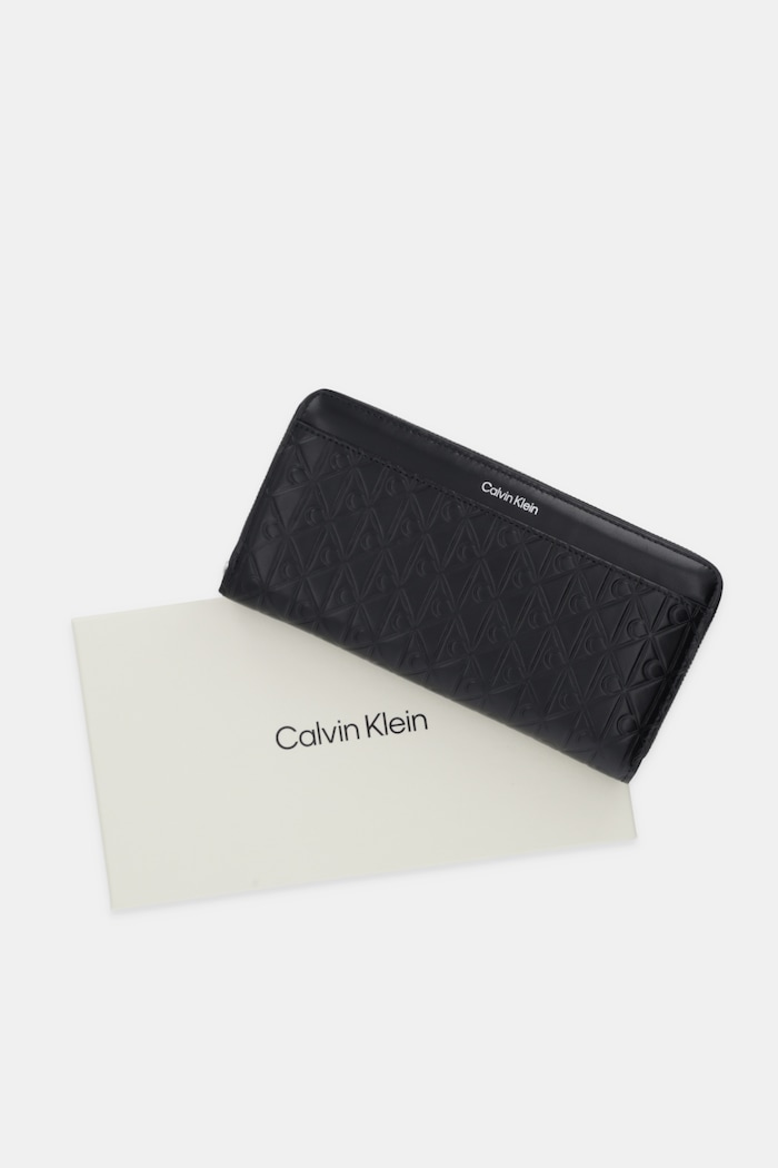 Δερμάτινο πορτοφόλι Calvin Klein LV04F1097G μαύρο