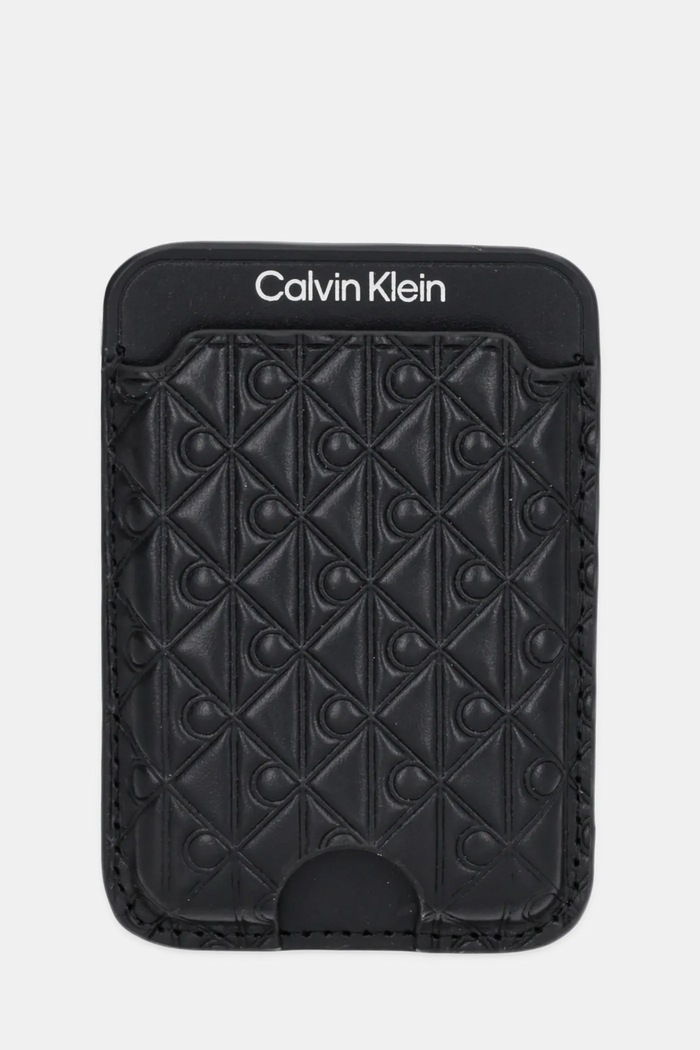Calvin Klein etui na karty skórzane etui na karty czarny LV04F1100G