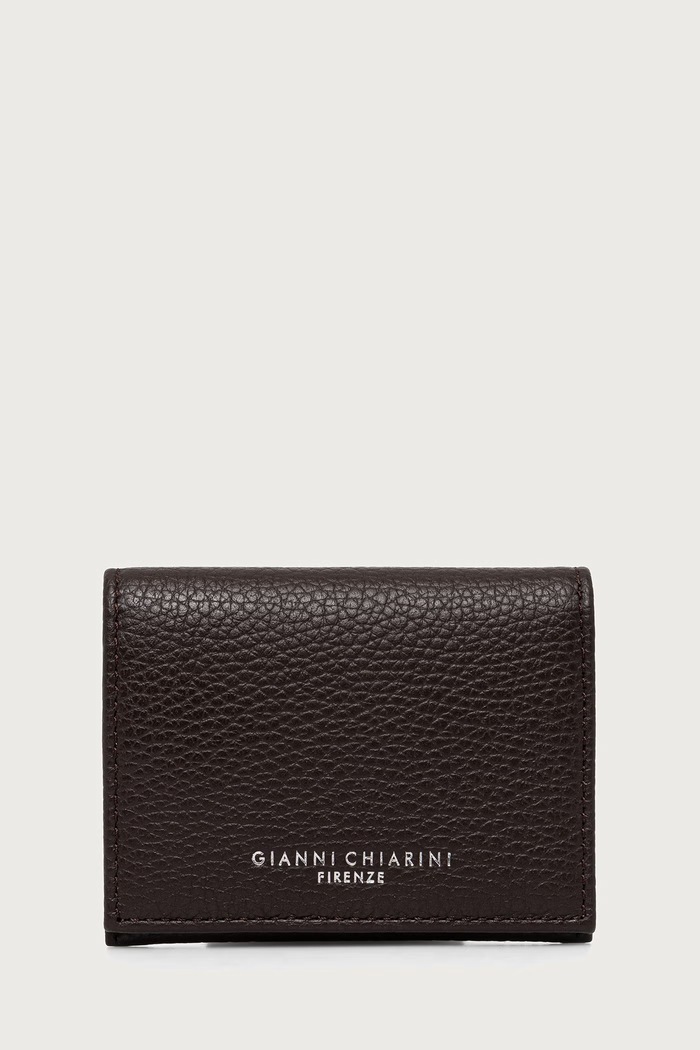 Gianni Chiarini Чохол для карток жіночий шкіряний коричневий PF.5039.GRN