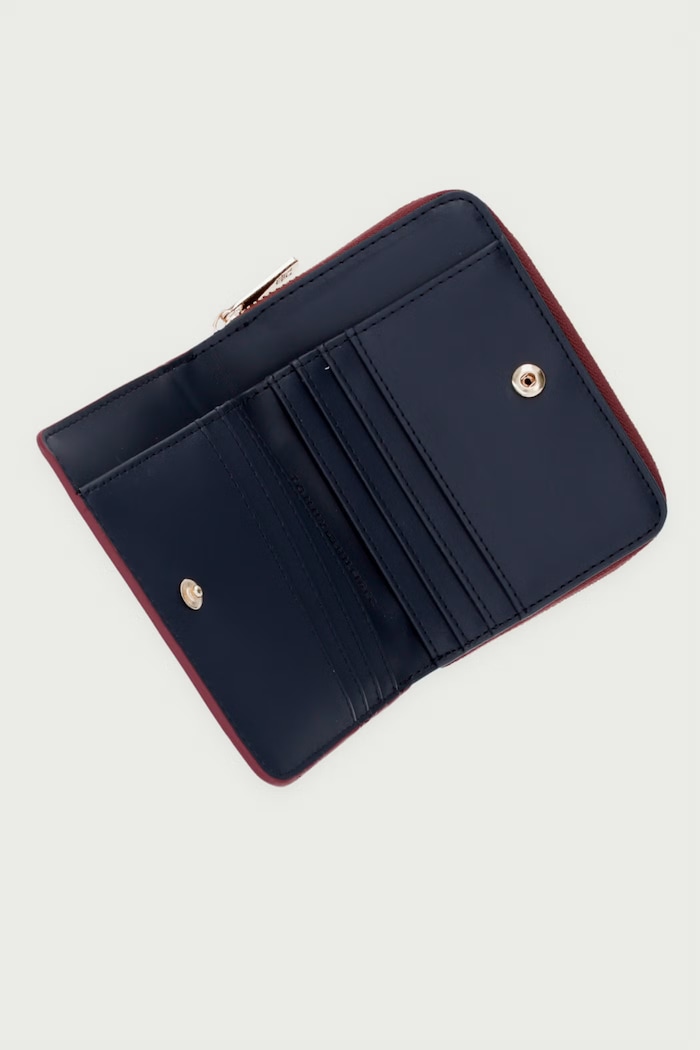 Akcesoria Tommy Hilfiger Portfel damski AW0AW17742 bordowy
