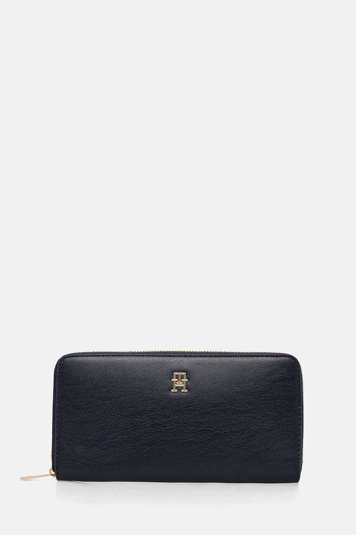 Tommy Hilfiger portfel imitacja skóry licowej granatowy AW0AW17744