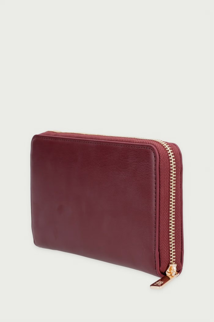 Tommy Hilfiger Peňaženka dámska z imitácie kože AW0AW17744 burgundské SS26
