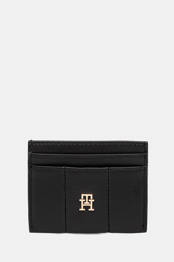 Tommy Hilfiger etui na karty aplikacja czarny AW0AW17745