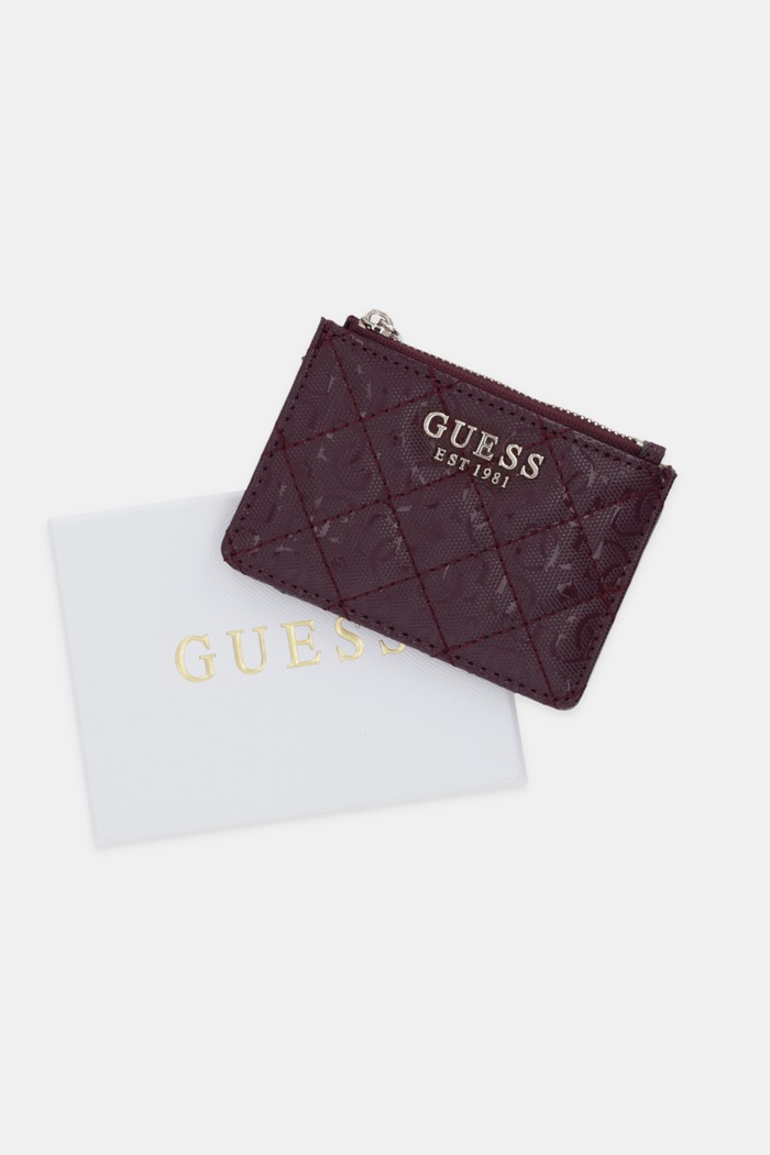 Guess portfel IDRA bordowy SWGG81.57505