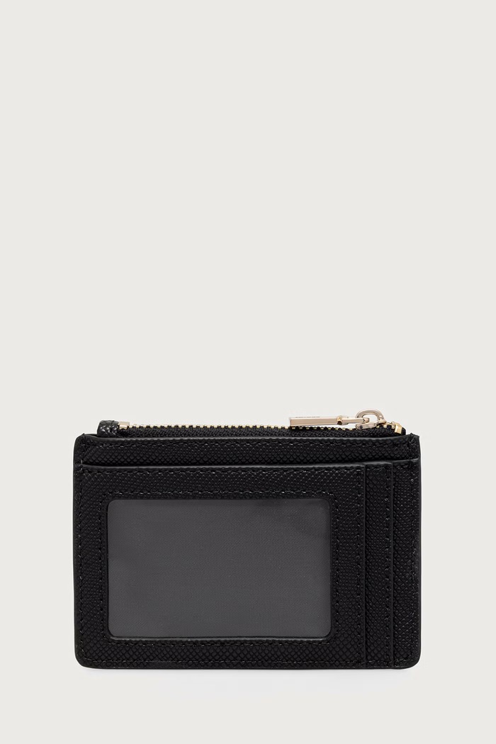 Guess portfel damski z imitacji skóry LAUREL SWZG74.59505 czarny AW25