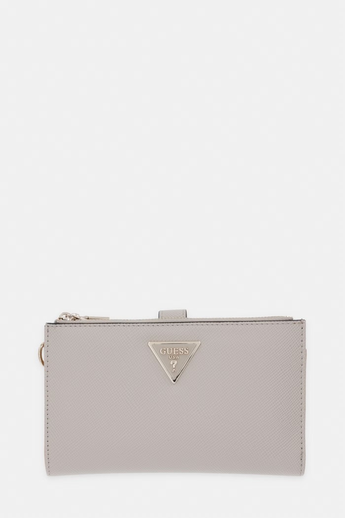 Guess πορτοφόλι γυναικείο Laurel μπεζ SWZG74.59157
