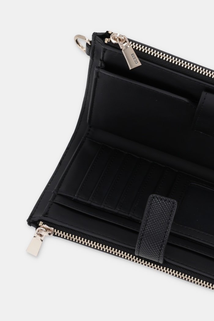 Αξεσουάρ Guess πορτοφόλι γυναικείο Laurel SWZG74.59157 μαύρο