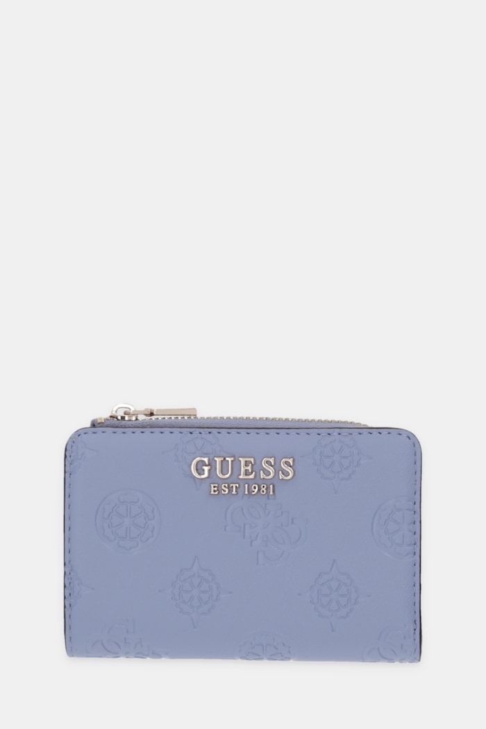 Peňaženka Guess LAUREL imitácia kože modrá SWPD74.59156