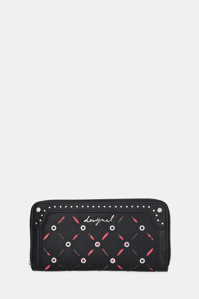 Desigual portfel YANKEE FIONA BLACK syntetyczny czarny 25WAYP33