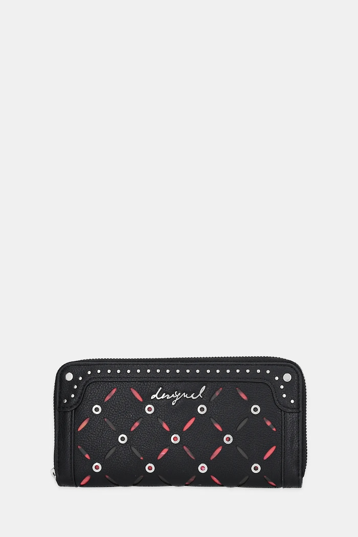 Desigual portfel YANKEE FIONA BLACK syntetyczny czarny 25WAYP33
