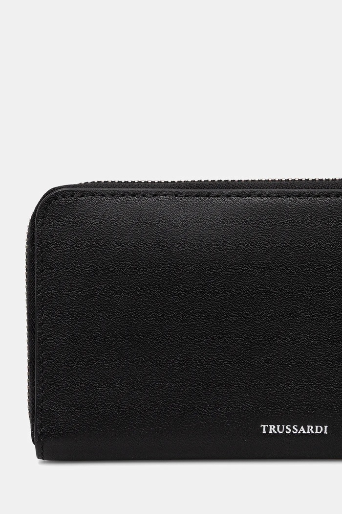 Αξεσουάρ Trussardi Δερμάτινο πορτοφόλι Trussardi I028E000041N μαύρο