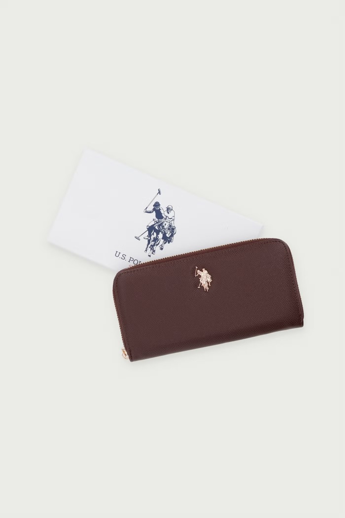 Női pénztárca Jones U.S. Polo Assn. barna BEUJE8658WVP