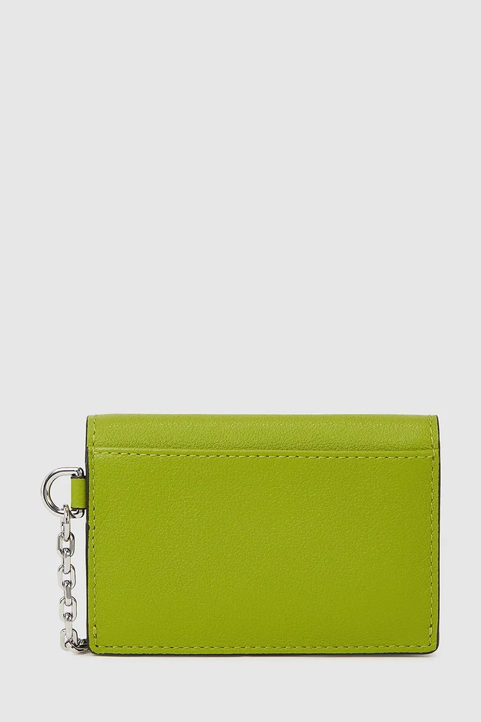 Kožená peňaženka Karl Lagerfeld K/SIGNATURE A4W32019 zelená SS26