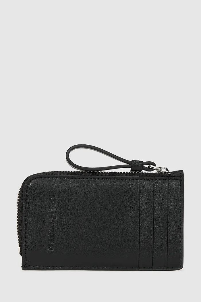 Karl Lagerfeld portofel de piele K/CIRCLE A4W32024 negru AW25