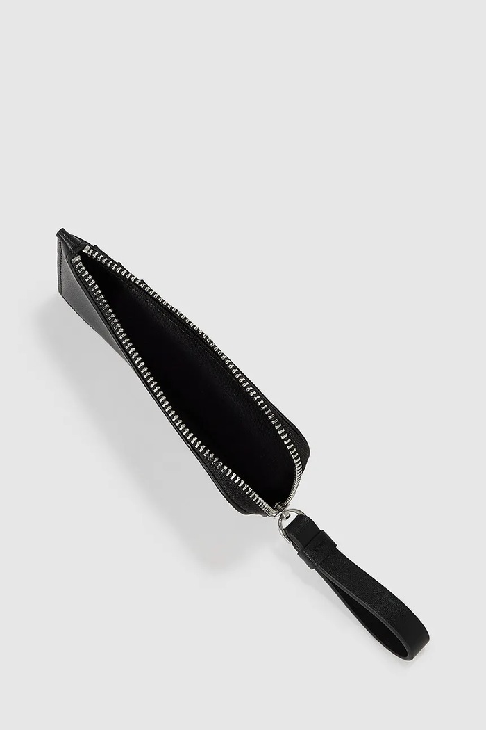 Karl Lagerfeld portofel de piele K/CIRCLE negru A4W32024