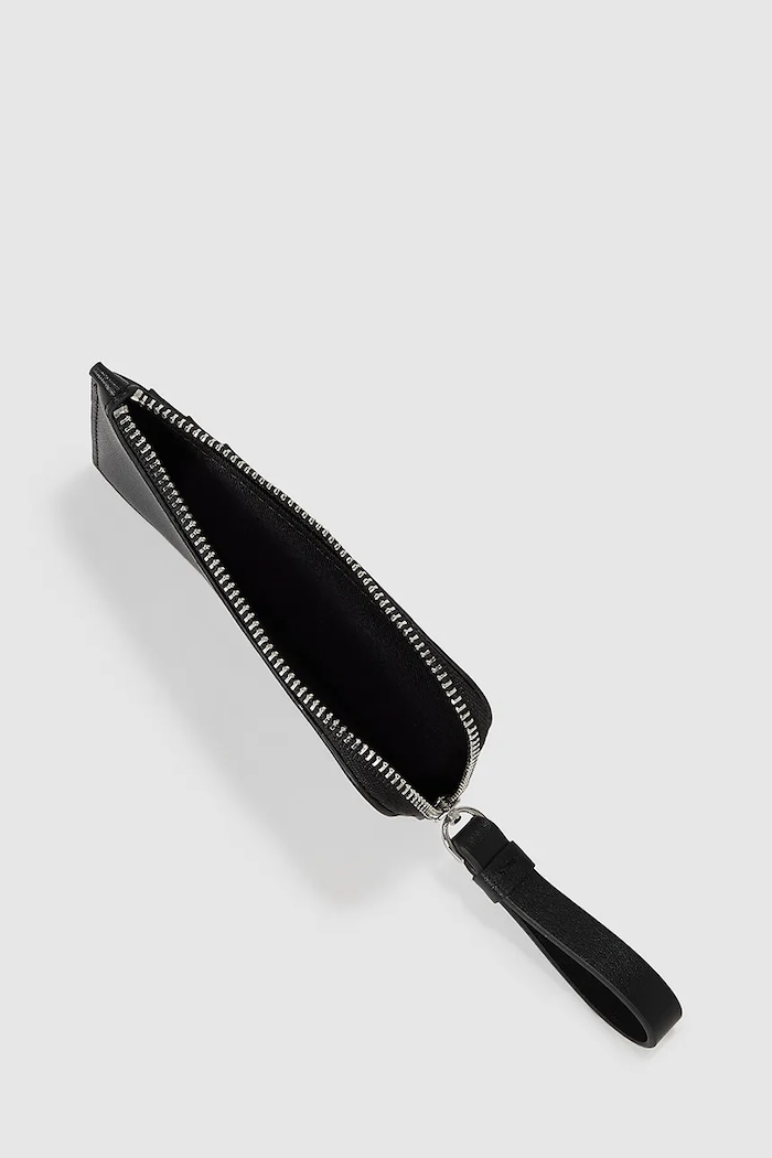 Karl Lagerfeld portofel de piele K/CIRCLE negru A4W32024