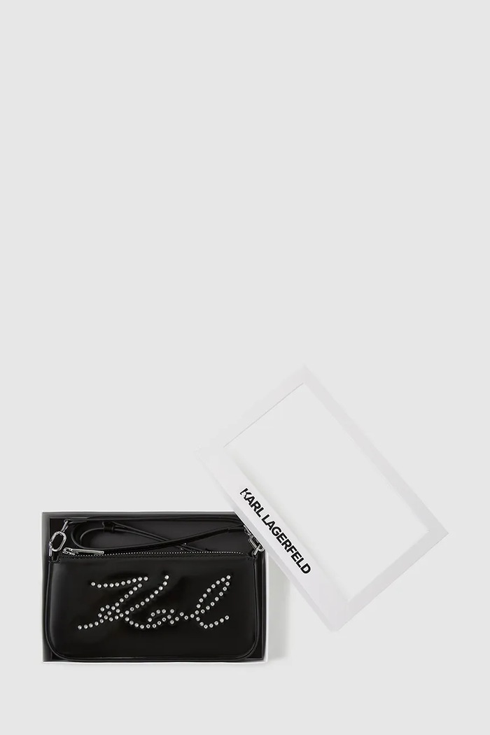 Accesorii Karl Lagerfeld poșetă K/SIGNATURE A4W32043 negru