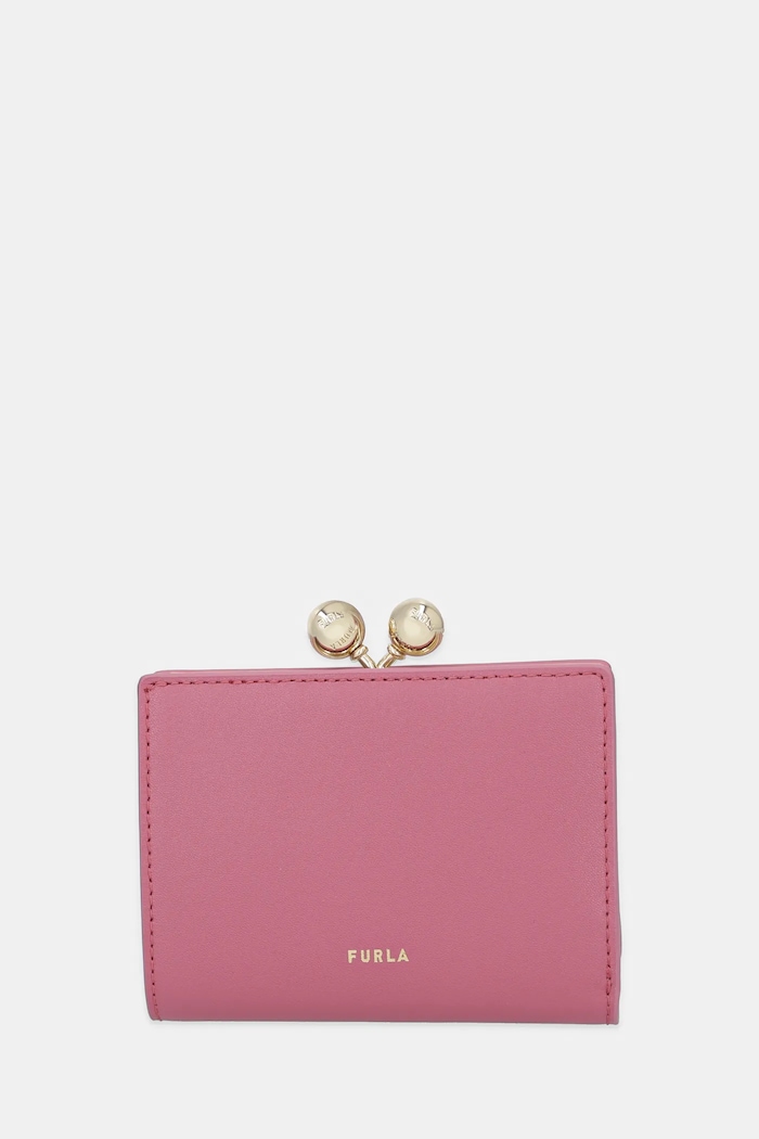 Kožená peněženka Furla přírodní kůže růžová WP00541.BX3104.4147S