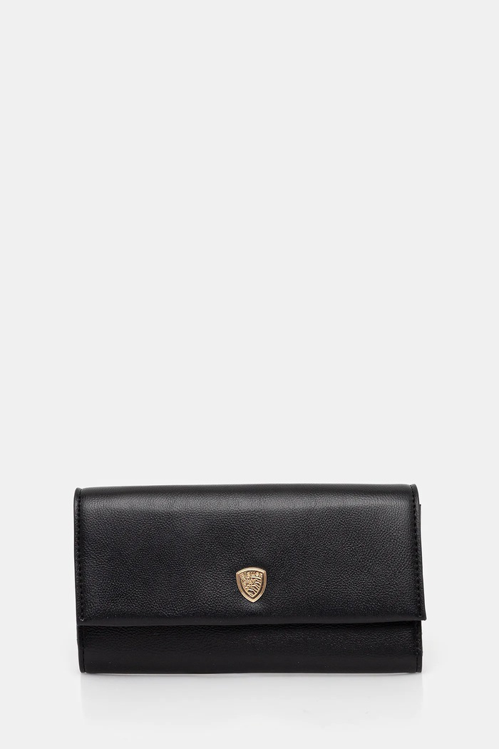 Blauer portofel imitatie de piele negru FENNY03